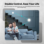 LinkMejor Tuya Zigbee3.0 Smart 4-Button Scene Switch Timing Function Wireless Smart Switch Button Controller SmartLife APP