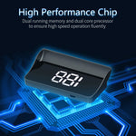 Car Head Up Display GPS Digital Speedometer HUD Windshield Projector KMH MPH Speedometer Compatible With All Cars Trucks Buses