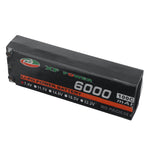 LinkMejor 7.4V 6000mAh 100C 2S LiPo Battery T Deans Plug for RC Drone