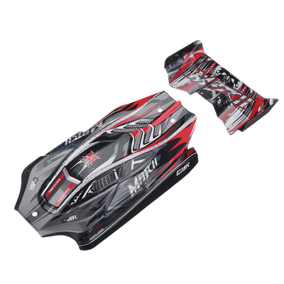 LinkMejor 124010 1/12 RC Car Parts Body Shell Tail Wing Painted Vehicles Models Spare Accessories 2816/2817