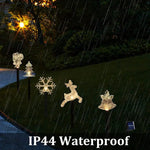 Solar Christmas Stake Light Outdoor Solar Garden Light Solar Landscape Pathway Light For Lawn Patio Yard Waterproof