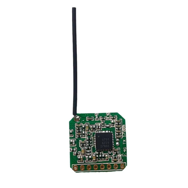 2.4GHz 50mW Wireless AV Stereo Transmitter Module PCB Compact Audio Video Transmission Stable Signal