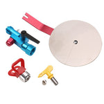 AB47 Spray Guide Tool 217 Airless Spray Tip 7/8 Inch Paint Sprayer Accessory Edge Painting Nickel Plated Tungsten Steel Corrosion Resistant Easy Clean Universal Fit Wagner Compatible