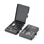 LinkMejor CP580 TF Card Reader with TF Card Appearance Design 8 TF Cards Stroage Slots Support 480Mbps High Transmission Speed Memory Card Reader Case
