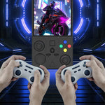 [128G] DC40V Open Source Retro WIFI Handheld Game Console 4000mAh 4.0-inch IPS Screen Quad-Core RK3326 Multiplayer Portable Pocket Video Player with Dual Replaceable Joysticks