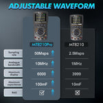 Mustool 10MHz Bandwidth 50Msps Sampling Rate MT8210PRO Auto Oscilloscope with High-Frequency Testing ACV Precision Measurement Auto Sleep Function for Energy Efficiency