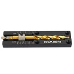 LinkMejor XK4 PRO MAX Pocket Hole Jig Aluminum Alloy Adjustable Woodworking Drill Guide with Stabilizing Bar Stop Block