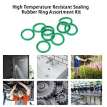 270 Pcs 18 Sizes HNBR O Ring Assortment Kit Green Automotive A/C Seal Rings for Car Auto Vehicle Repair