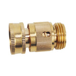 Brass 3/4" Hose Quick Connector Male and Female Set Water Hose Fitting European Style Leak Proof Rubber Washer Easy Installation Gardening Accessories