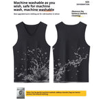 LinkMejor 3-Zone Intelligent Electric Heating Seamless Vest for Men Women Fleece-Lined Thermal Underwear Base Layer Body Self Heating Warm Clothes(No Power Bank)