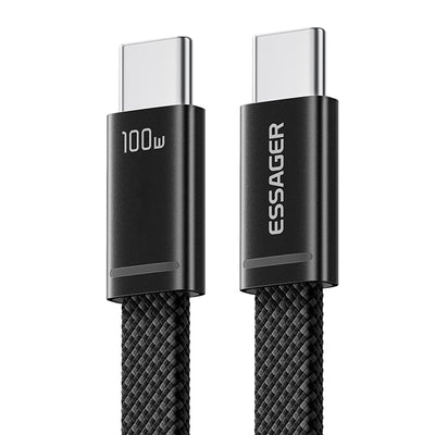 LinkMejor ES-X85 5A 100W USB-C to USB-C Cable Fast Charging Data Transmission Copper Core Line 1M Long for iPhone 17 17Pro 16 Pro Max for Huawei Mate XTs for Xiaomi 17pro for OPPO