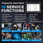 LinkMejor X7HD Diesel Truck Scanner OBDII Diagnostic Tool Heavy Duty Diesel Truck Scan Tool Heavy Duty Truck Scanner Professional Full System 12V 24V Oil Regen ECU Reset Battery OBD2 Diagnostic Tool