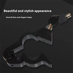 LinkMejor Anti-Theft Aluminum Alloy Handlebar Lock for Bike Motorcycle E-Bike Universal Portable Bicycle Secure Lock