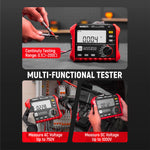 EU US Direct KAIWEETS KE2500 Insulation Resistance Tester 0.1MΩ-200GΩ 100V/250V/500V/1000V/2500V Megohmmeter With Backlight Data Hold Continuity Buzzer