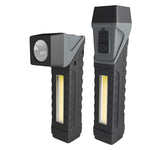 LinkMejor Flashlight with Pen Clip Holder Rotatable Tail Flashlight with Magnet Strong Light Flashlight Working Light