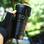 LinkMejor HK05 5*SFN60 30000LM 1000M Long Range Powerful LED Flashlight with 3*21700 Battery Type-C USB Rechargeable High Power Output Strong LED Torch