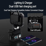 Outdoor Flood Light 3 inch Work Light For Makita 14.4V 18V Li-ion Battery LED Flashlight Lantern Camping Lamp Emergency Lighting
