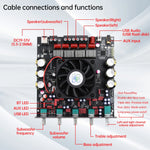 Sinilink XY-AS21HPA High-Power BT Digital Amplifier Board 2.1 Channel Subwoofer 300W*2+600W Dual TPA3255 Chip