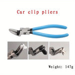 Heavy Duty Iron Diagonal Pliers Multifunctional Wire Stripping Tool Car Clip Rivet Tightening Electrical Work Ergonomic Handles Precision Cutting Spring Assisted Mechanism