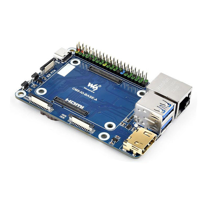 Raspberry Pi Compute Module 5 Expansion Board Dual 4K HD Multimedia Interface USB 3.2 PCIe Gigabit Ethernet GPIO TF Card Slot