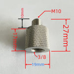 M10 to 3/8 Adapter Nickel Plated Copper Connector Compatible with JPC12 Short Wave Antenna Accessories for Optimal Connection