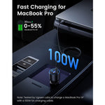 LinkMejor 130W USB C Car Charger PD 100W +PD 30W Type C Car Charger Adapter for iPhone 16 16 Plus 16 Pro 16 Pro Max Galaxy S24 S23 Ultra for iPad MacBook