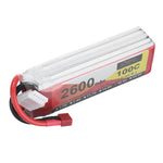 LinkMejor Power 18.5V 2600mAh 100C 5S LiPo Battery T Plug for RC Car