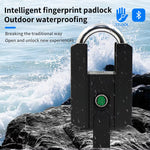916TT IP67 TTLock Smart Padlock bluetooth APP Fingerprint Lock Keyless Bag Pad Lock Gateway Aleax Google Home Electronic Door Lock