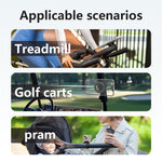 LinkMejor Mini Bicycle Mount Strong Magnetic Holder With Adjustable Strap for Cycling Phone Holder