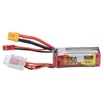 LinkMejor 11.1V 350mAh 95C 3S LiPo Battery XT30 JST Plug for RC Drone