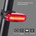 LinkMejor Bike Taillight 600mAh Battery 4 Light Modes USB Rechargeable Waterproof Bicycle Rear Light for Night Cycling