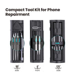 LinkMejor JM-GNT56 Precision Screwdriver Set 56 in 1 Magnetic Bits Multi-purpose Household Tools Portable Compact Repair Kit High-grade Steel Construction Ergonomic Handle Design
