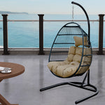 LinkMejor HW002C Foldable Swing Chair with Stand