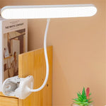 LinkMejor Clip-On Desk Lamp 4000mAh Battery Rechargeable 3 Color Temperatures Dimmable Flexible Gooseneck USB Powered