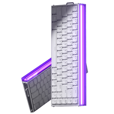 LinkMejor Hero68mini Low Profile Magnetic Switch Keyboard Full Aluminum 68-Keys RGB Lighting 8000Hz Polling Rate Rapid Trigger 0.01mm Wired E-sports Gamer Keyboard