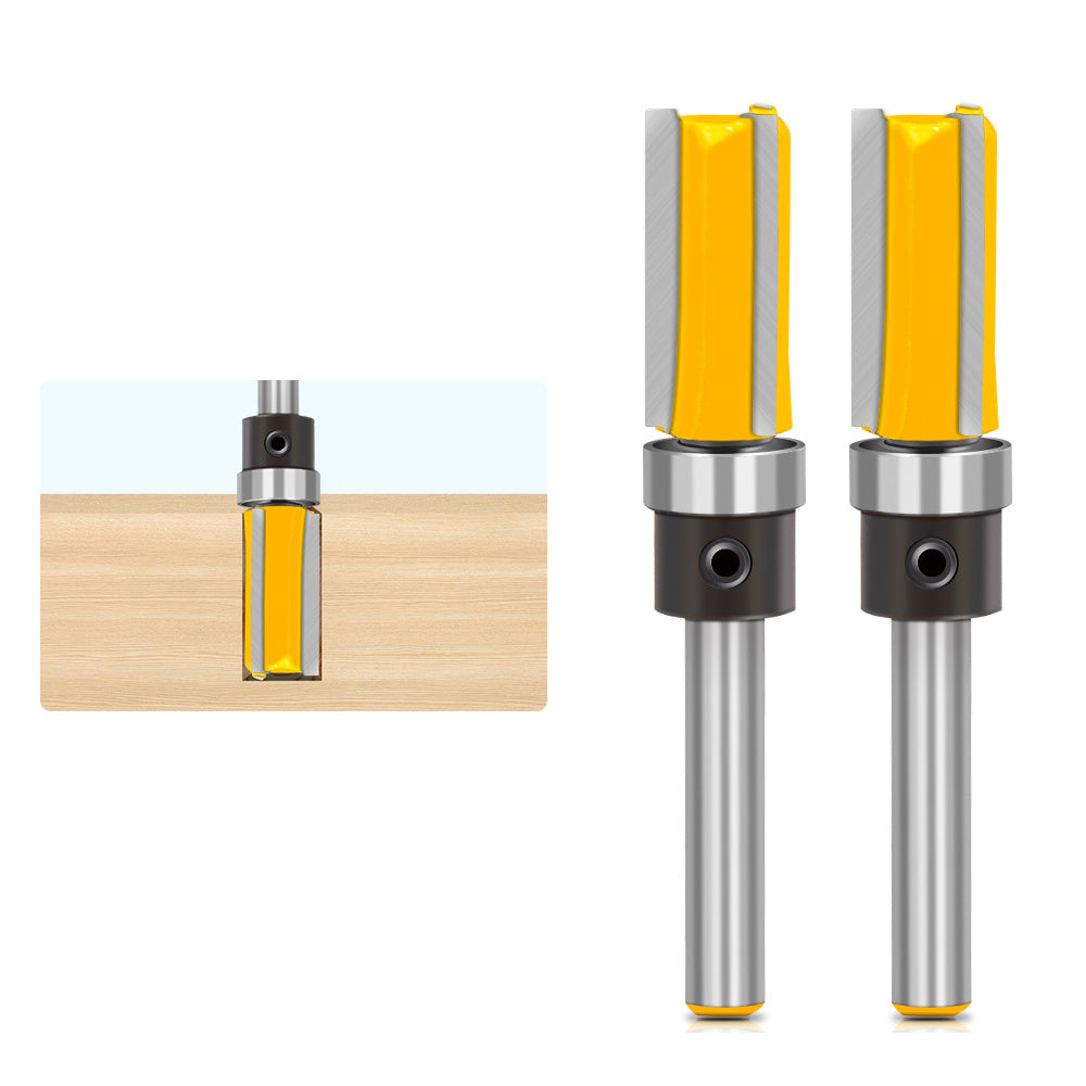 3 Flute 1/4 Shank Tungsten Carbide Router Bit 12.7mm Cutting Diameter 25mm Cutting Length Wood Cutting Tool
