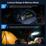 Astrolux® MF09 9* XHP50.2 LED 26000LM 600M High Lumen Flashlight With TEC Active Cooling System + Fan, 46950 Battery, Removable Handle, Ultra-bright Long Range Strong LED Torch Perfect For Outdoor Searching Camping Heavy Duty
