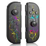 NS01 Left and Right Handles for Switch RGB Joycon Game Controller NS bluetooth Host Handles with Remote Wake-up