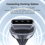 Hagibis USB4 Data Cable 40Gbps USB C to C Short Cable PD 240W 8K 60Hz for TB3/4 15 Pro Max SSD Power Bank