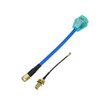 LinkMejor 5.8GHz Gold-Plated Circularly Polarized Omnidirectional FPV Antenna 2.0 to 3.0dBi SMA Female for 5 Inch FPV Drone VTX Transmitter