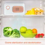 Tevorex Rechargeable Ozone Air Deodorizer, Portable Freshness Keeper for Refrigerator, Closet & Food Storage, Compact Air Purifier for Home