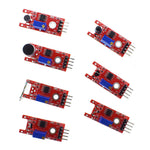 LinkMejor 45 In 1 Sensor Module Board Starter Kits Upgrade Version For Arduino UN0 R3 MEGA2560 Plastic Bag Package