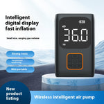 150 PSI Portable Smart Car Air Pump Intelligent Cordless Digital Display Car Tire Inflation Electric Vehicle Tire Air Pump for  Bicycle Bike Ball