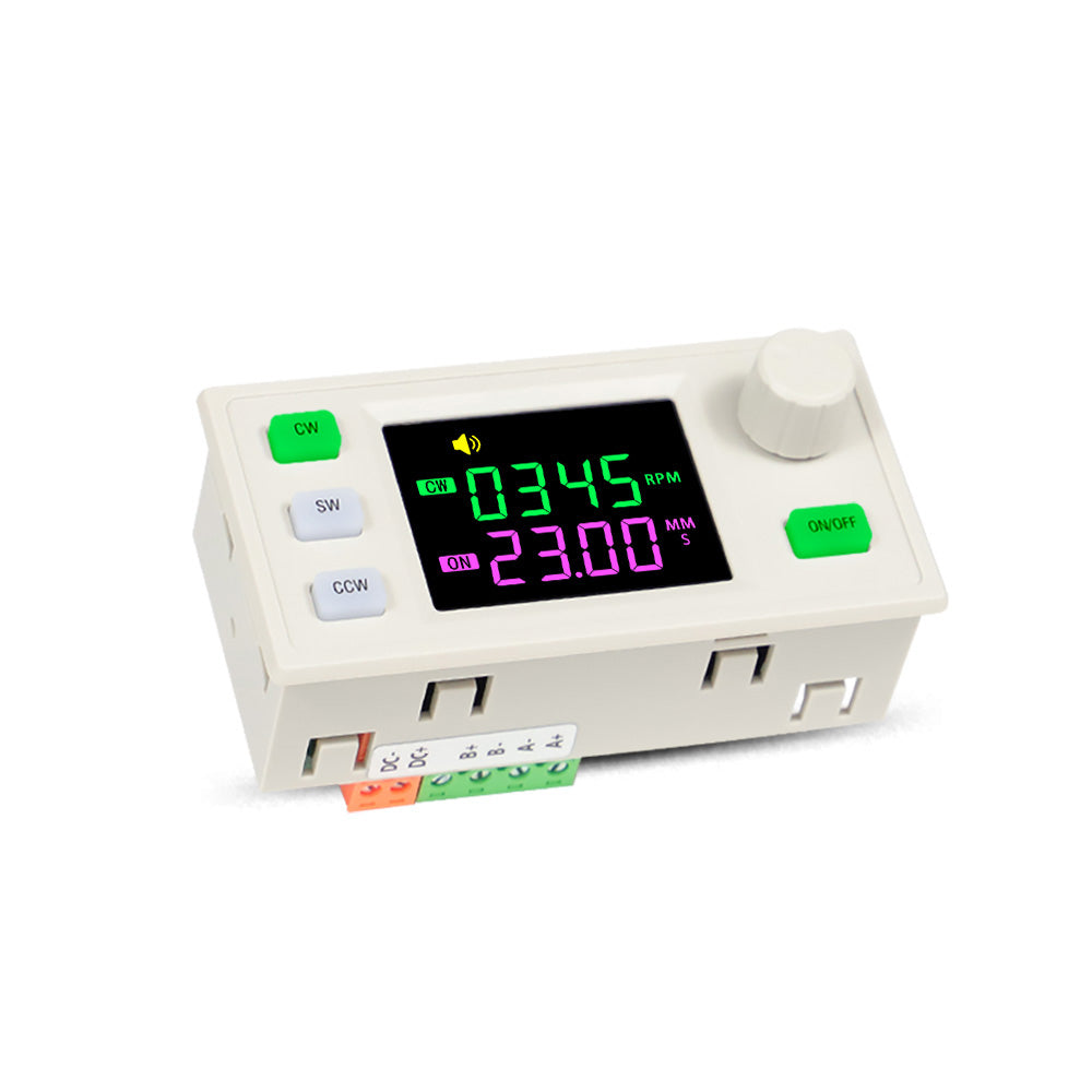 Sinilink XY-SMD6 Stepper Motor Driver Single Axis Control DC 10-30V 6.6A TTL Serial MODBUS High Precision Microstepping for 42 57 Motors Forward and Reverse Control Driver Angle Pulse Speed PLC Serial Communication
