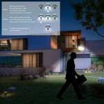 Outdoor Solar Street Light 168LED Solar Wall Light with Motion Sensor for Garden Warehouse and Exterior Wall