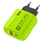 [GaN Tech] APD-555 45W 2-Port USB PD Charger USB-A+USB-C PD Fast Charging Wall Charger Adapter EU Plug US Plug for iPhone 16 15 14 13 Pro Max for Huawei Mate XT for Xiaomi MIX Fold4 for Samsung Galaxy Z Flip6