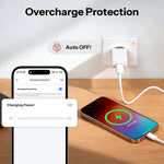 LinkMejor WS01TPF-E Orb Socket Matter Over WiFi EU Smart Wall Socket Type-F Smart Energy Insights Intelligent Overload Protection