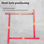 Woodworking Router Jigs Router Guides Adjustable Square Router Template Trimming Machine Milling Groove Engraving Guide Rail