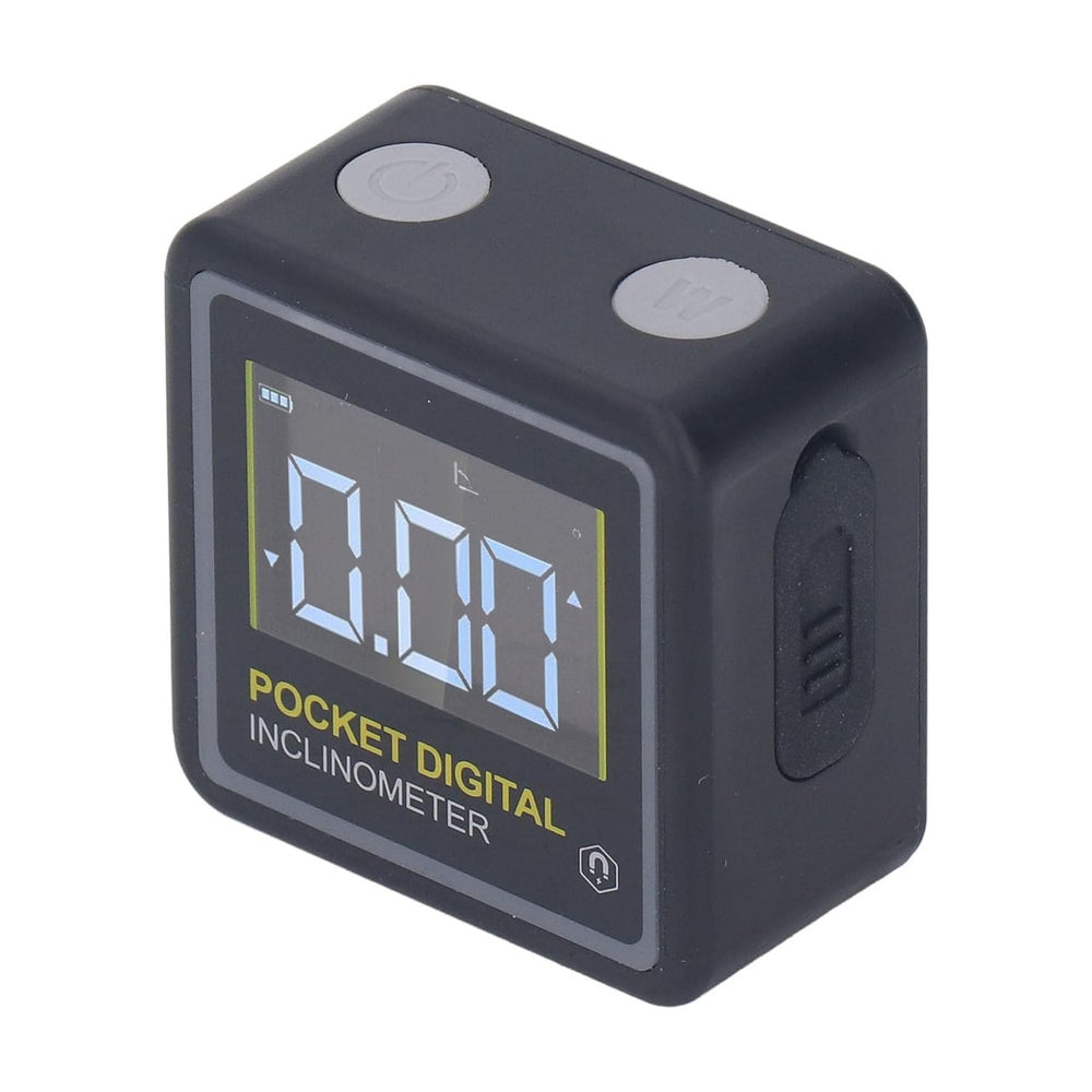 LinkMejor Digital Inclinometer Protractor Magnetic Angle Finder 4x90 Degree Measurement ABS Backlit Display Pocket Size Woodworking Tool Accurate Slope Measurement