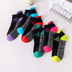 6 Pairs Men's  Ankle Socks, Anti Odor & Sweat Absorption Breathable Cotton Low Cut Socks Mens Sport Socks for Outdoor Running Cycling Hiking Wearing All Seasons Wearing
